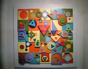 Original Abstract Wall Sculpture by bob bradford