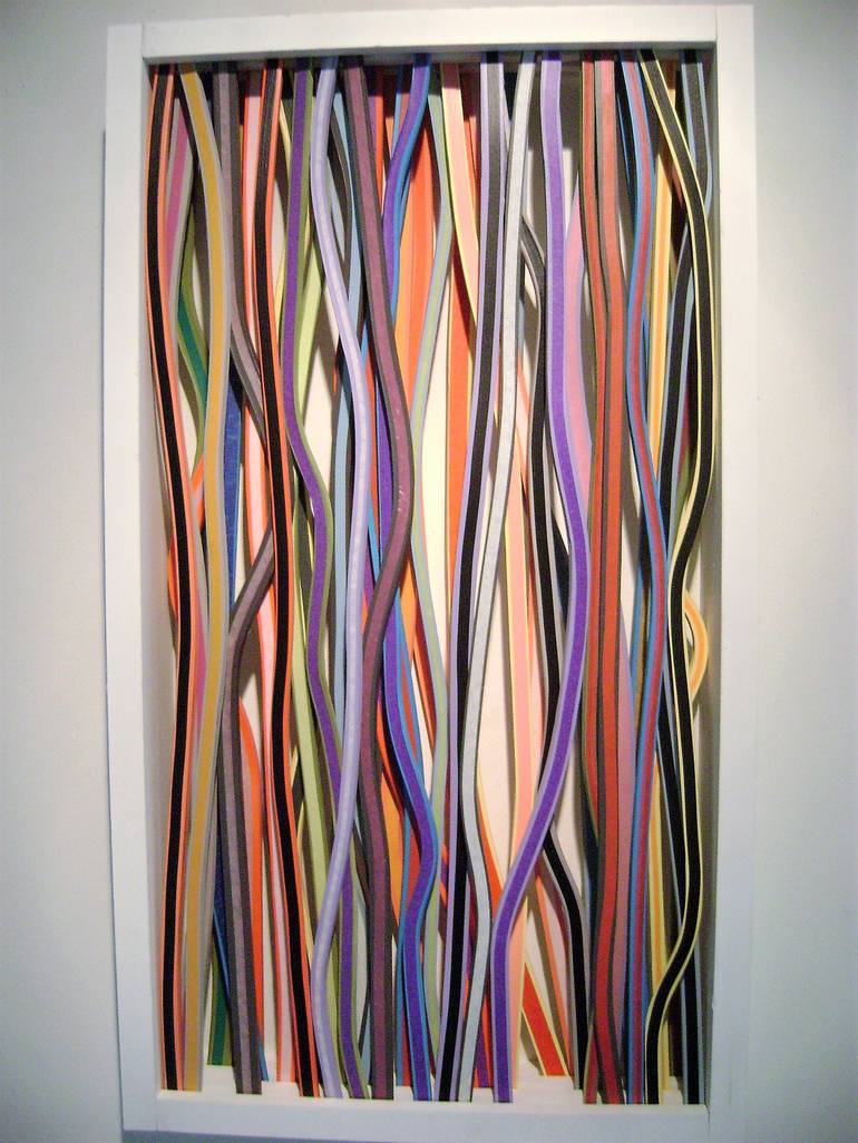 Original Abstract Wall Sculpture by bob bradford