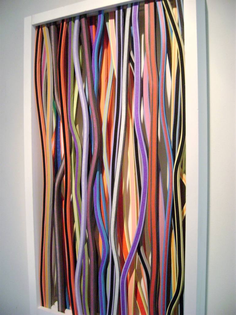 Original Abstract Wall Sculpture by bob bradford