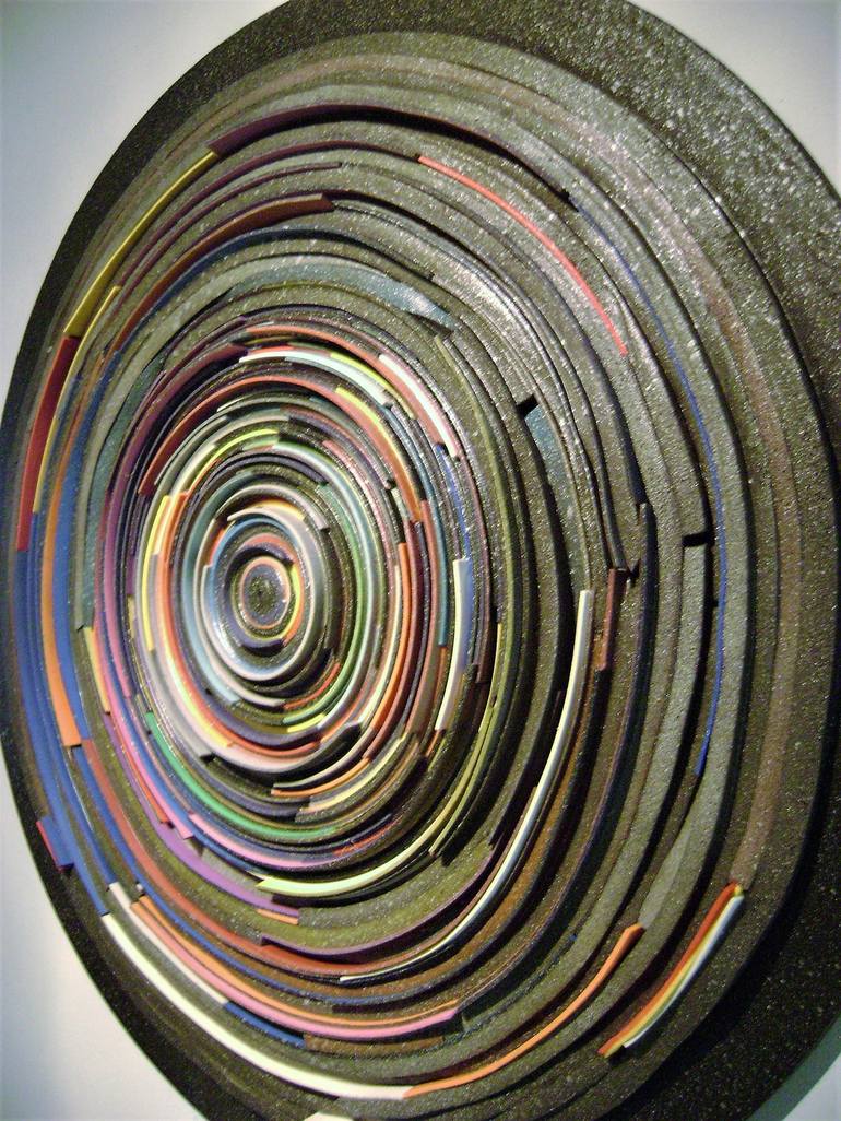 Original Abstract Wall Sculpture by bob bradford