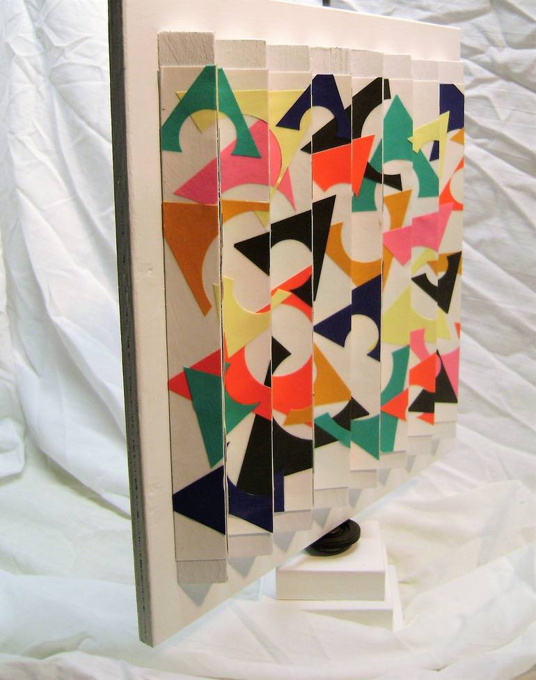 Original Cubism Abstract Sculpture by bob bradford