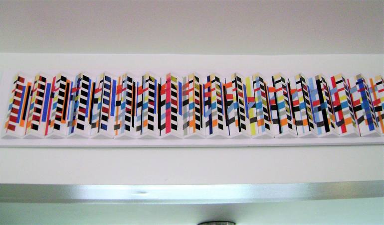 Original Abstract Wall Sculpture by bob bradford