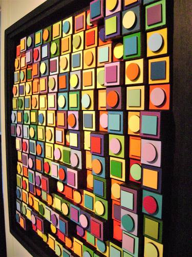 Original Abstract Geometric Sculpture by bob bradford