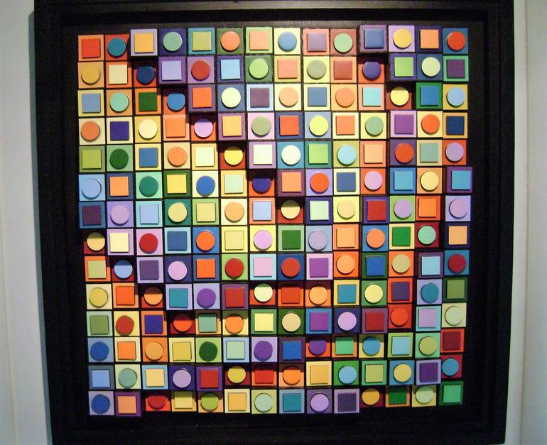 Original Abstract Geometric Sculpture by bob bradford