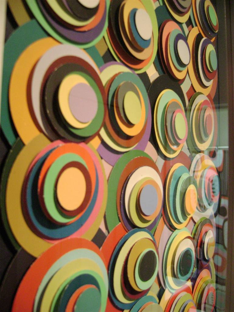 Original Abstract Wall Sculpture by bob bradford