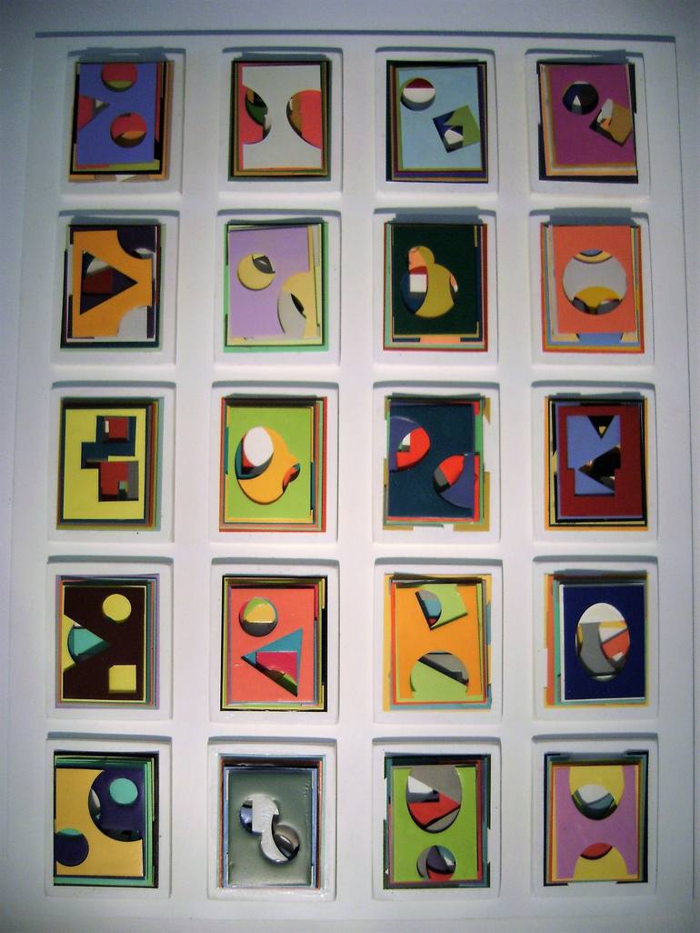 Original Cubism Wall Collage by bob bradford