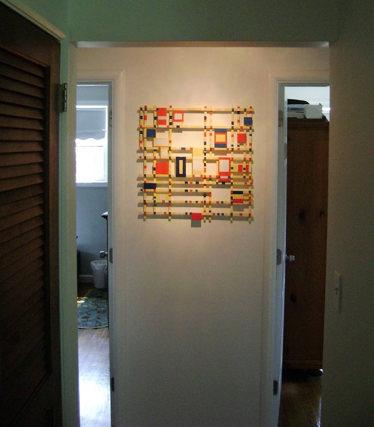 Original Abstract Wall Sculpture by bob bradford