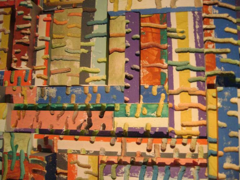 Original Abstract Wall Sculpture by bob bradford