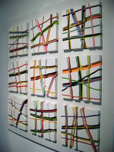 Original Abstract Wall Sculpture by bob bradford