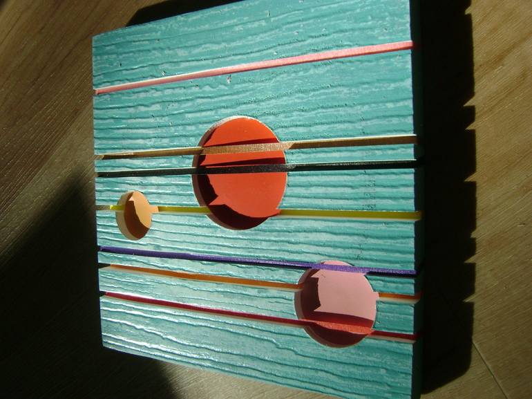 Original Abstract Wall Sculpture by bob bradford