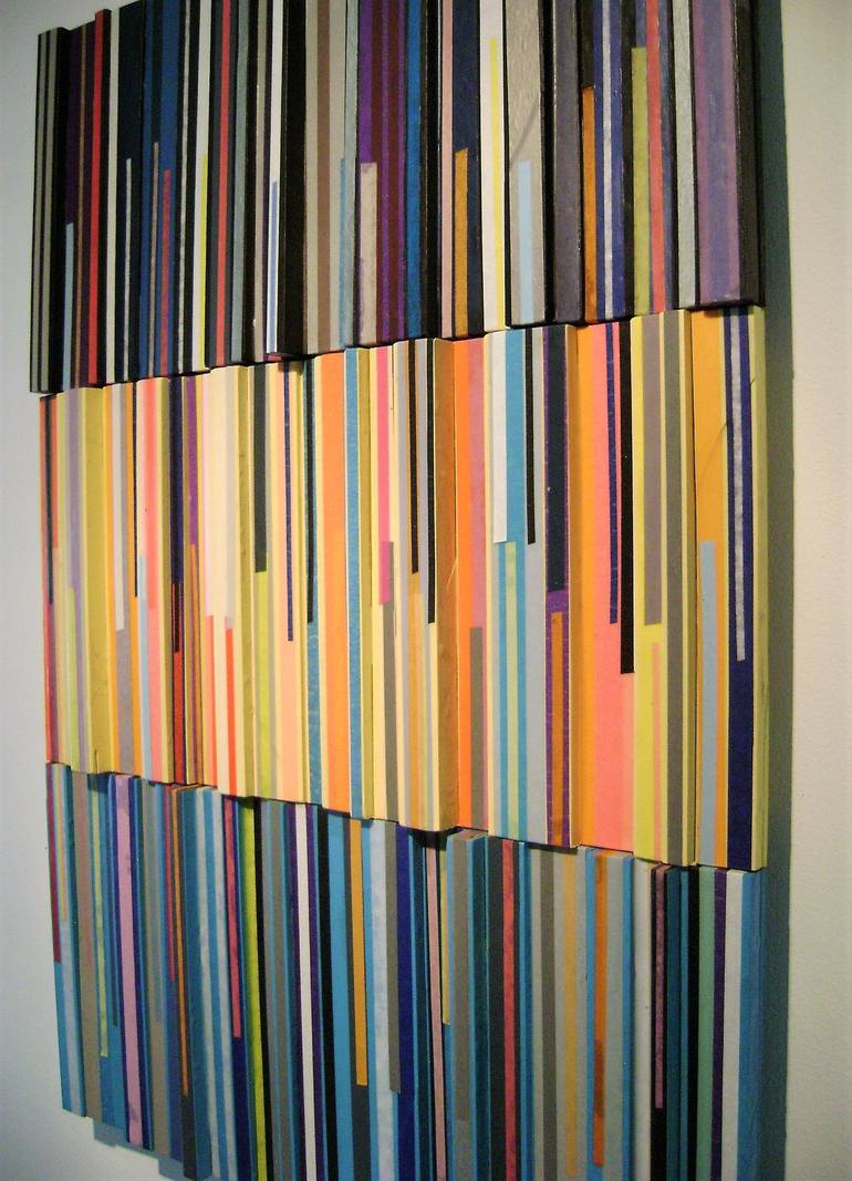 Original Abstract Wall Sculpture by bob bradford