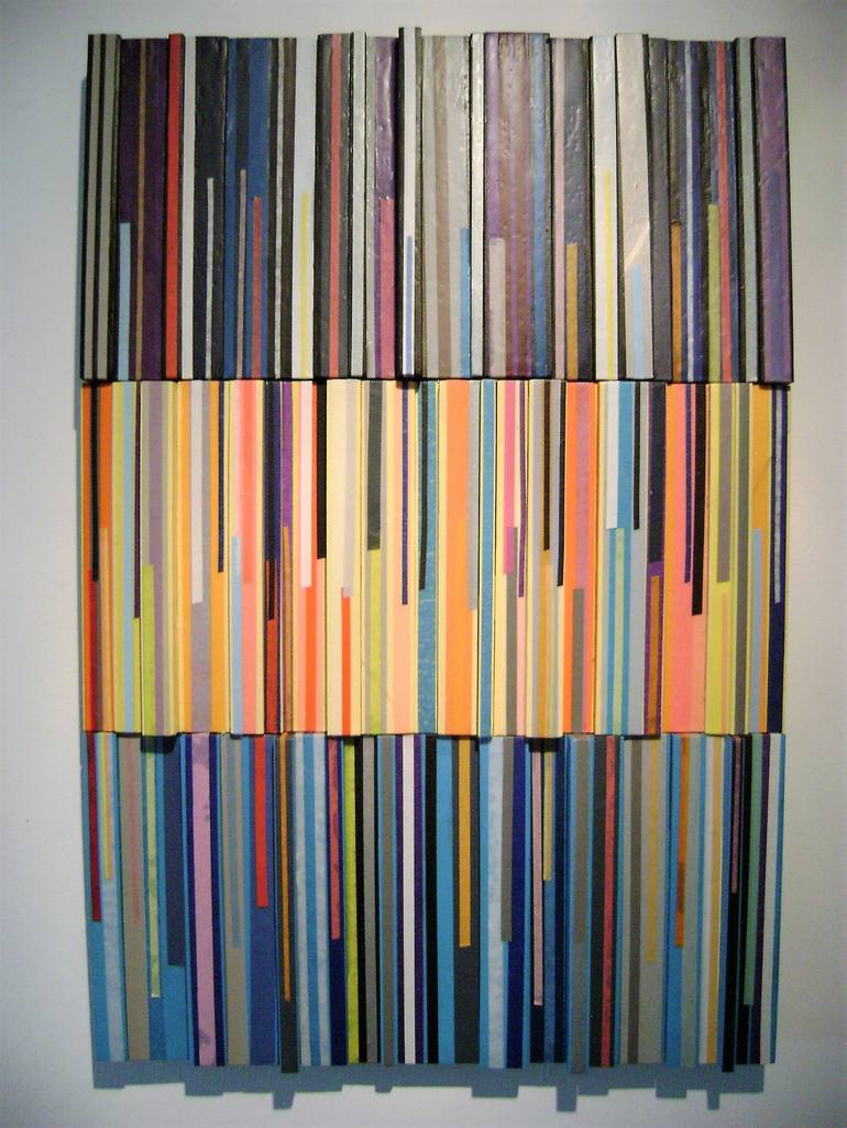 Original Abstract Wall Sculpture by bob bradford