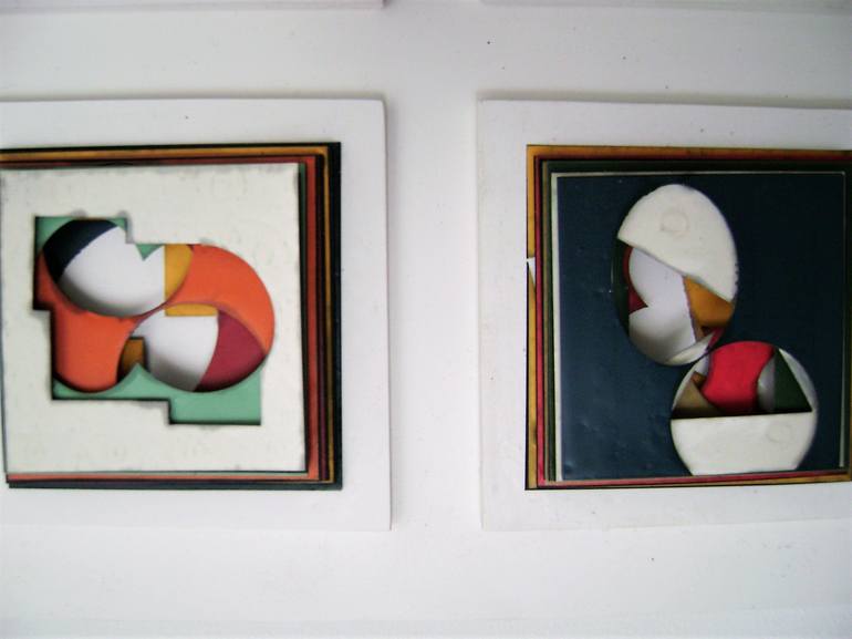 Original Abstract Wall Sculpture by Bob Bradford