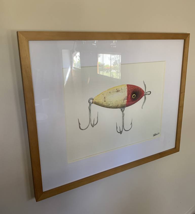 Original Illustration Fish Drawing by Mike Pitzer