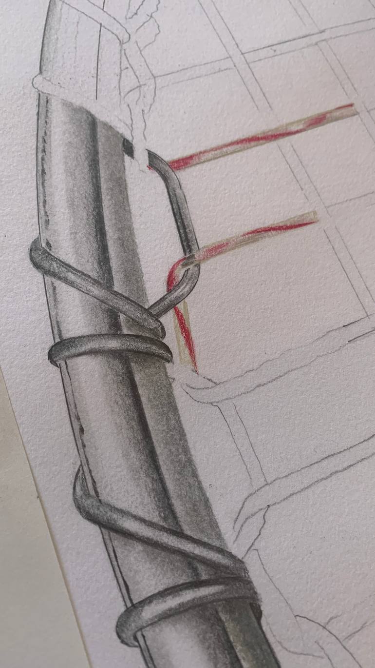 Original Illustration Still Life Drawing by Mike Pitzer