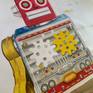 Gear Wind-Up Robot drawing progression - 01