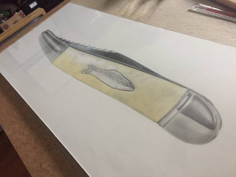 Original Illustration Still Life Drawing by Mike Pitzer