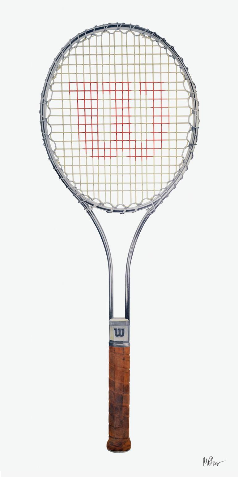 Wilson T2000 Tennis Racquet Drawing by Mike Pitzer | Saatchi Art