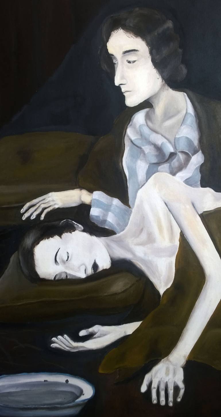 Original Conceptual People Painting by Enrique Iii Anonat
