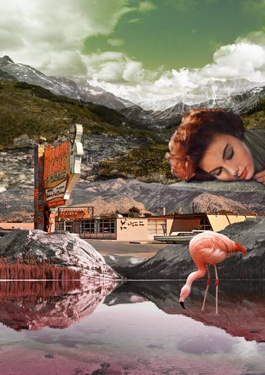 Print of Conceptual Landscape Collage by Alexandra Gallagher