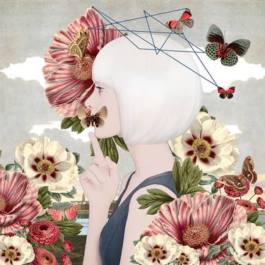 Original Conceptual Fantasy Collage by Alexandra Gallagher