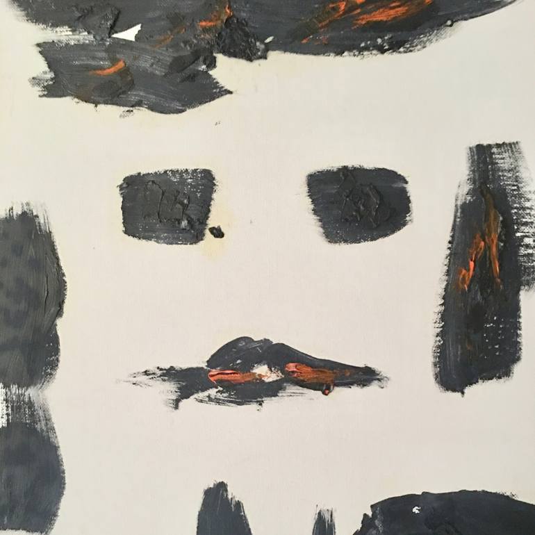 Original Abstract Expressionism Abstract Painting by Leslie Hagg