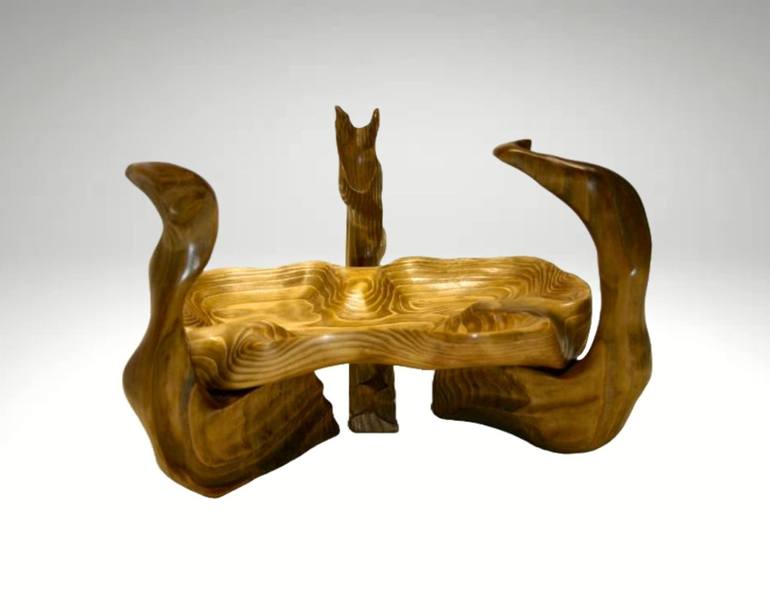 Original Abstract Expressionism Abstract Sculpture by Kevin Doberstein