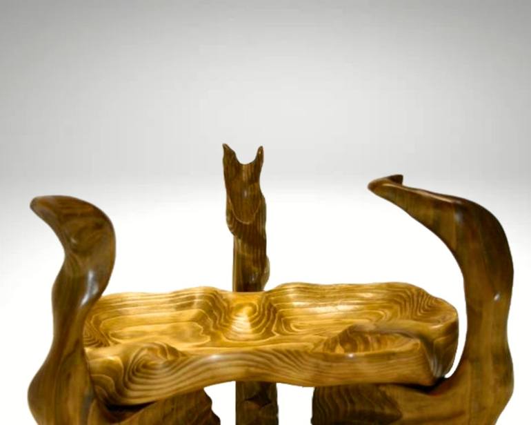 Original Abstract Expressionism Abstract Sculpture by Kevin Doberstein