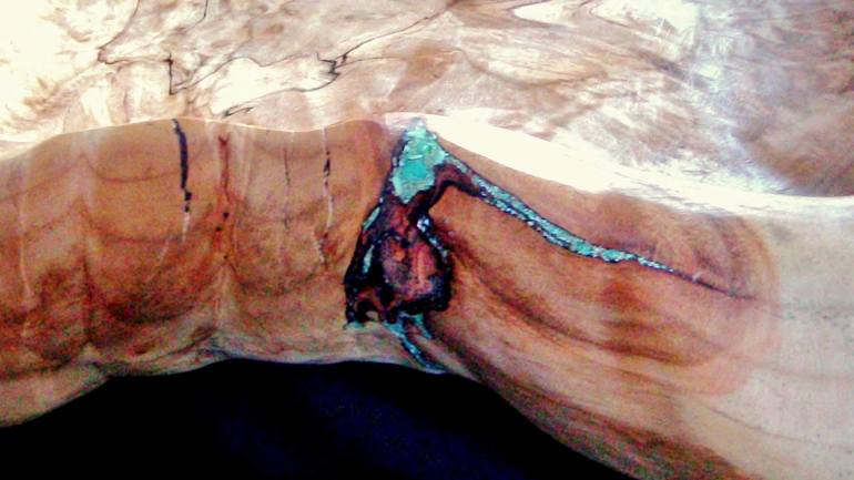 Original Abstract Landscape Sculpture by Kevin Doberstein