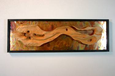 Original Abstract Expressionism Abstract Sculpture by Kevin Doberstein