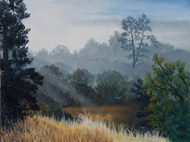 Original Impressionism Landscape Paintings by Diana Wright Troxell