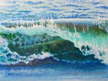 Print of Fine Art Beach Paintings by Diana Wright Troxell