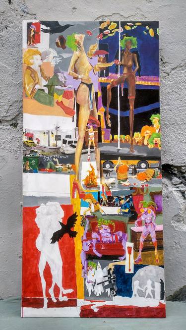 Original Illustration Love Painting by Pedro Oshi