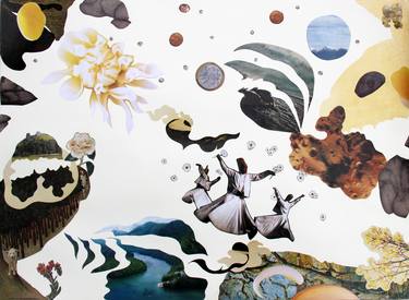 Print of Conceptual Abstract Collage by Sixfold Collective