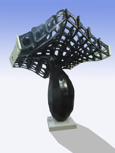 Original Abstract Sculpture by Etienne van Berlo