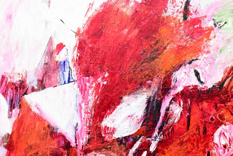 Original Abstract Expressionism Abstract Painting by Cris John Sy
