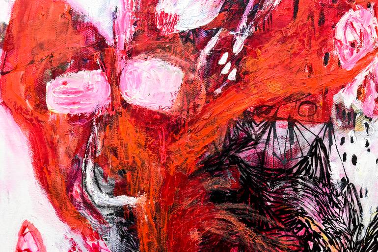 Original Abstract Expressionism Abstract Painting by Cris John Sy