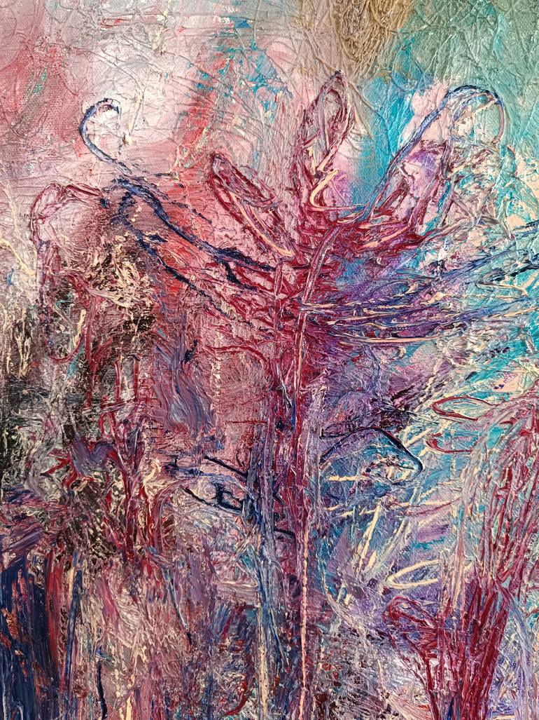 Original Abstract Expressionism Abstract Painting by Cris John Sy