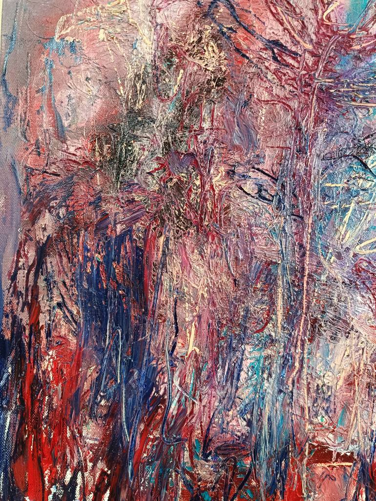 Original Abstract Expressionism Abstract Painting by Cris John Sy