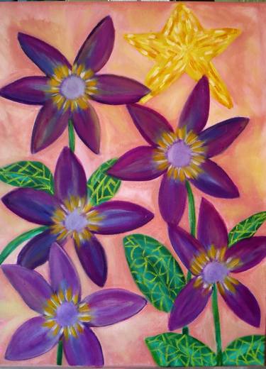 Pink And Purple With Star Shine By Stephanie Ray thumb