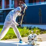 Pop Up Memorial: The Unrecognizable Artist Strikes Back COVID-19 by Sinkovics EdE
