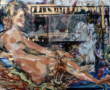 Print of Nude Paintings by Sinkovics EdE