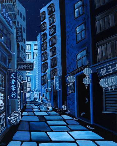 Print of Cities Paintings by Andrea Ng
