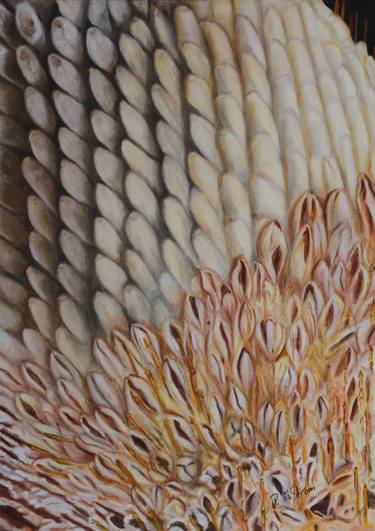 Original Modern Floral Painting by Pamela Ekstrom