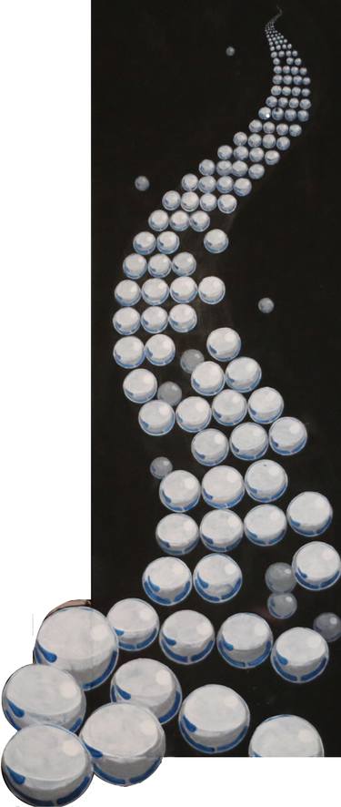 Original Abstract Patterns Painting by Chris Pearson