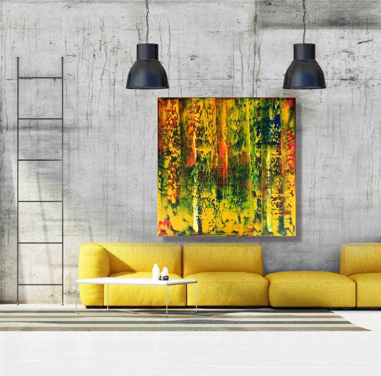 Original Modern Abstract Painting by Julijana Ravbar