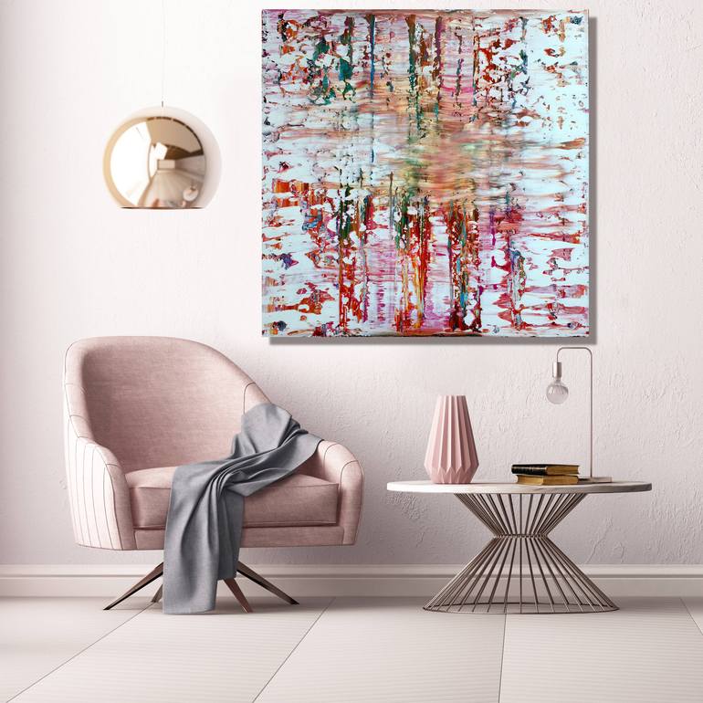 Original Fine Art Abstract Painting by Julijana Ravbar