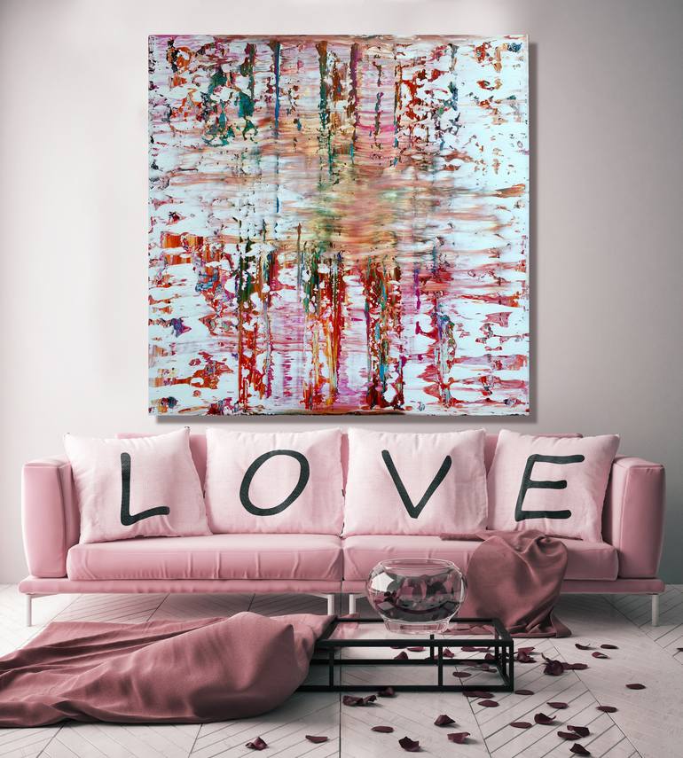 Original Fine Art Abstract Painting by Julijana Ravbar