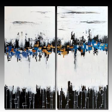 Original Abstract Expressionism Abstract Paintings by Julijana Ravbar