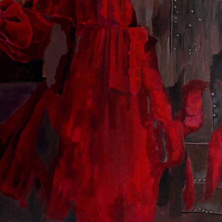 Original Conceptual Women Painting by Xinmo Li